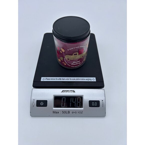 Bath & Body Works Frosted Cranberry Candle 7 Oz With Essential Oils - Picture 4 of 4